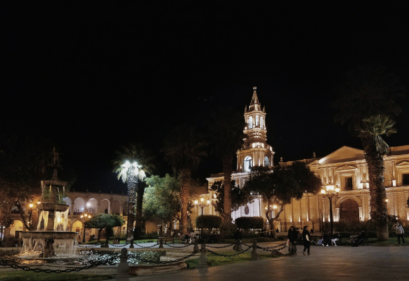 arequipa at night